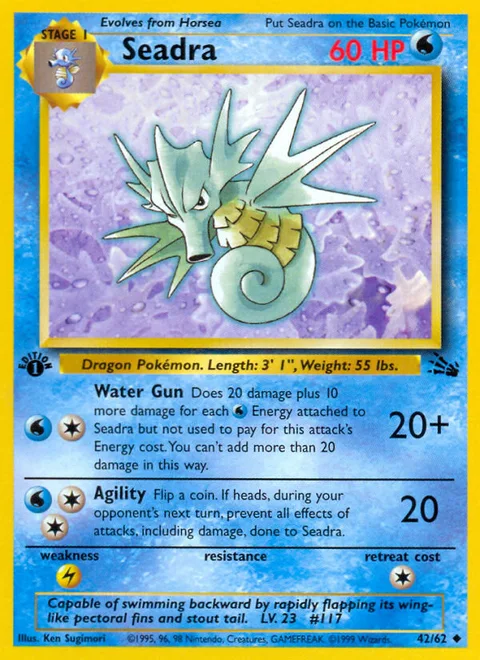 Seadra, a Pokémon card