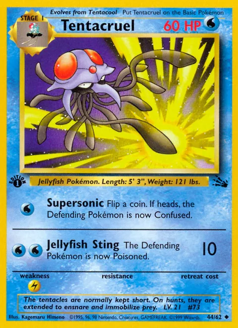 Tentacruel, a Pokémon card
