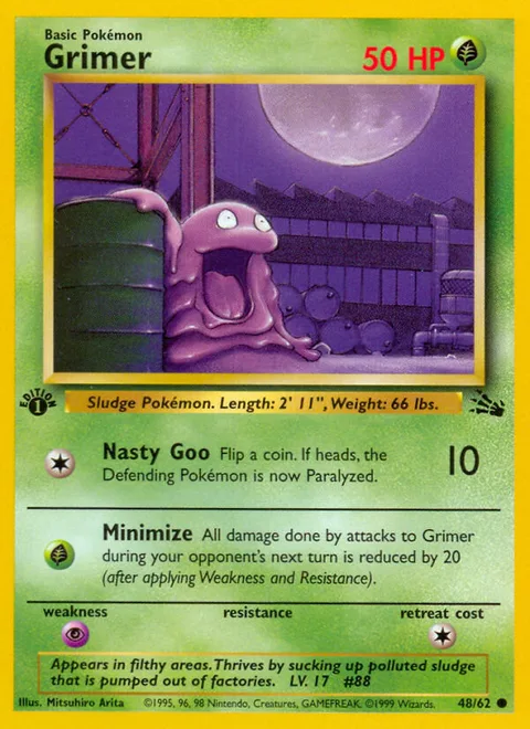 Grimer, a Pokémon card
