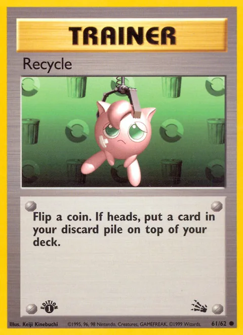 Recycle, a Pokémon card