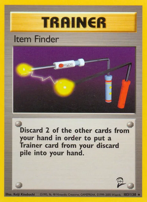 Item Finder, a Pokémon card