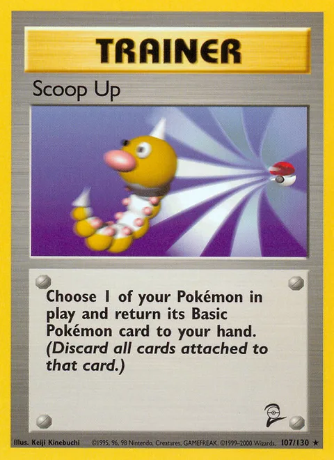Scoop Up, a Pokémon card