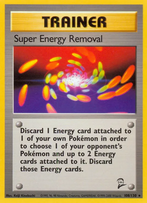 Super Energy Removal, a Pokémon card