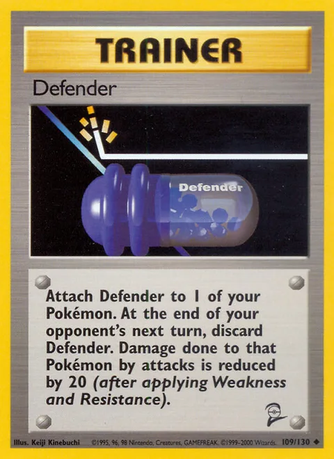 Defender, a Pokémon card