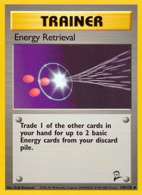 Energy Retrieval, a Pokémon card