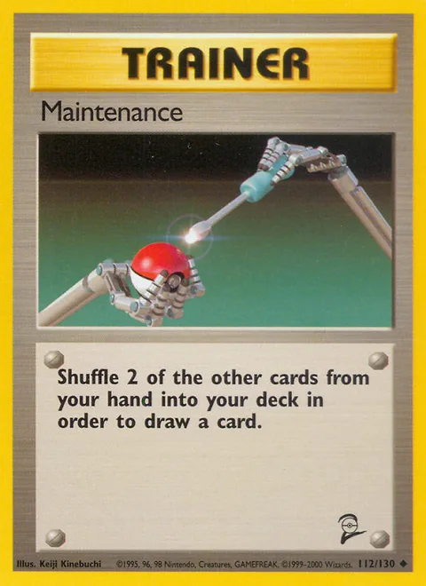 Maintenance, a Pokémon card