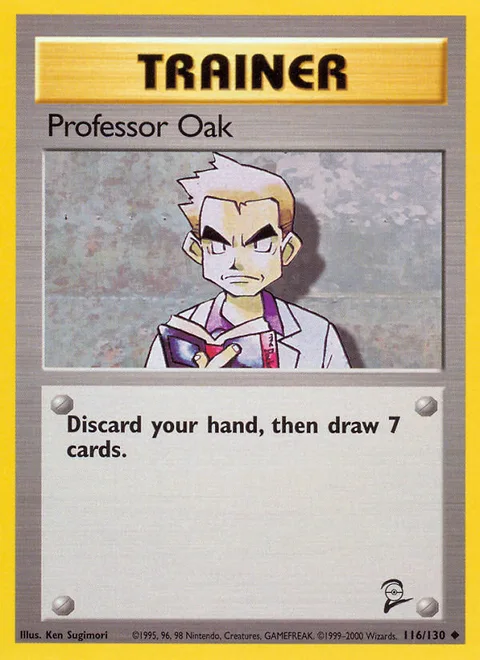 Professor Oak, a Pokémon card