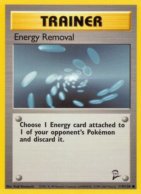 Energy Removal, a Pokémon card