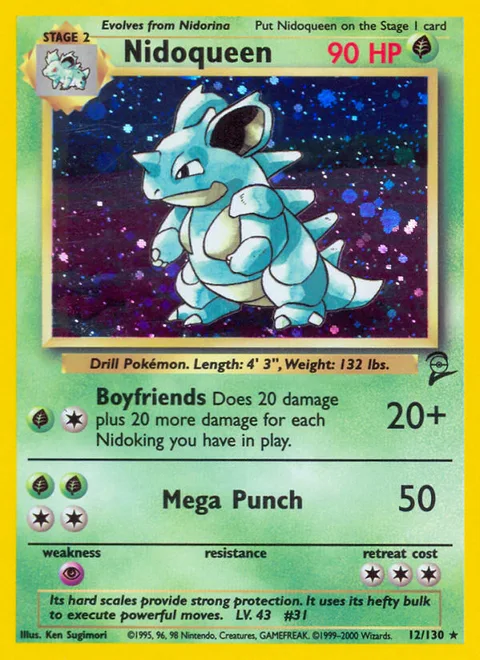 Nidoqueen, a Pokémon card