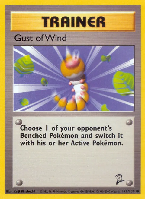 Gust of Wind, a Pokémon card