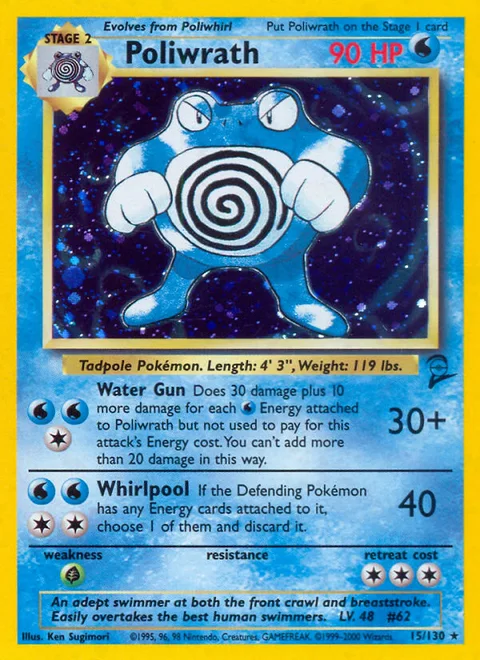 Poliwrath, a Pokémon card