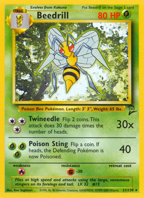 Beedrill, a Pokémon card