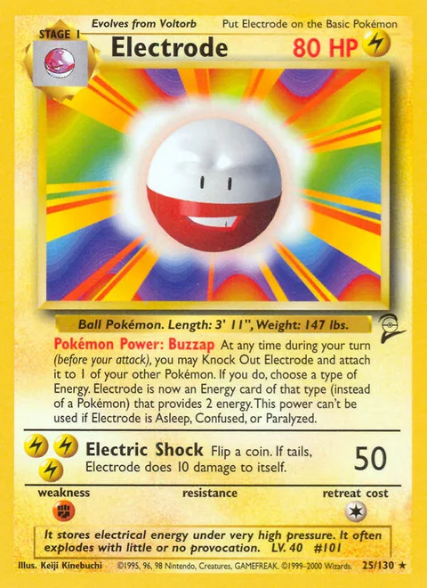 Electrode, a Pokémon card