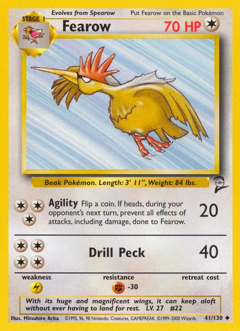 Fearow, a Pokémon card