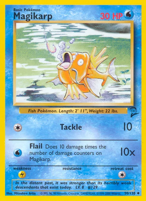 Magikarp, a Pokémon card