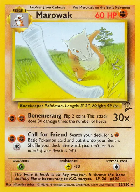 Marowak, a Pokémon card