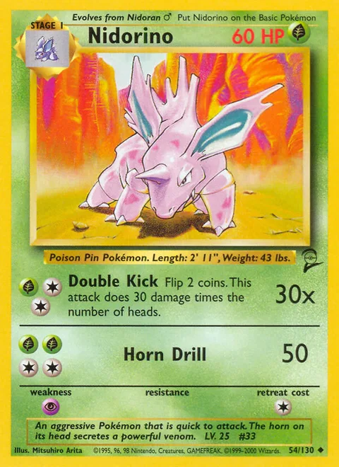 Nidorino, a Pokémon card
