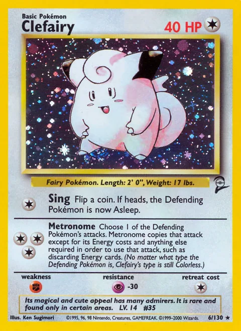 Clefairy, a Pokémon card