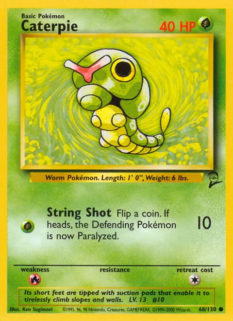 Caterpie, a Pokémon card