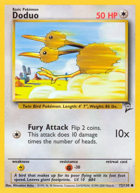 Doduo, a Pokémon card