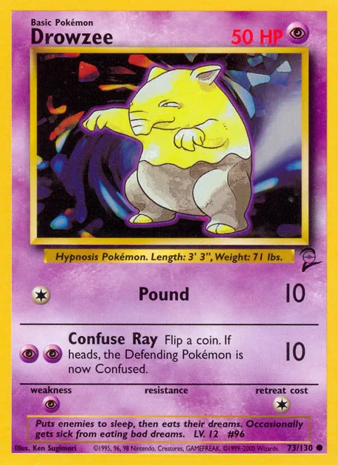 Drowzee, a Pokémon card