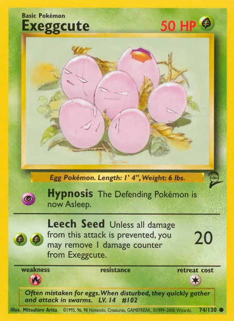 Exeggcute, a Pokémon card