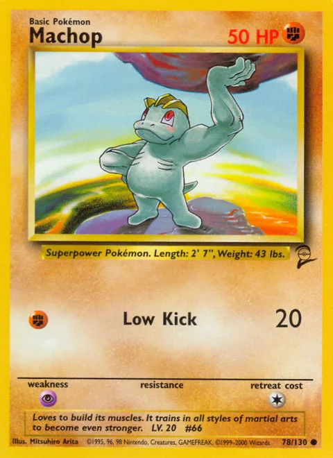 Machop, a Pokémon card