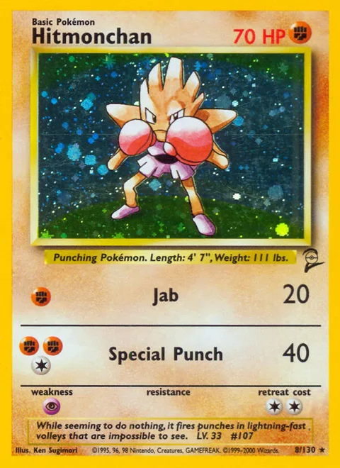 Hitmonchan, a Pokémon card