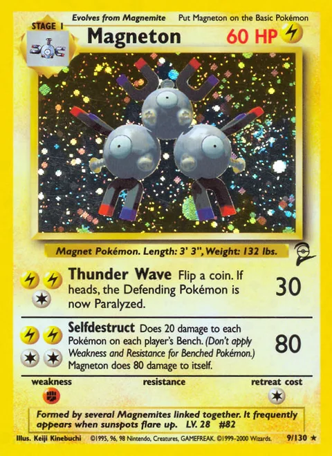 Magneton, a Pokémon card
