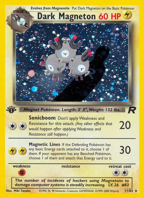 Dark Magneton, a Pokémon card