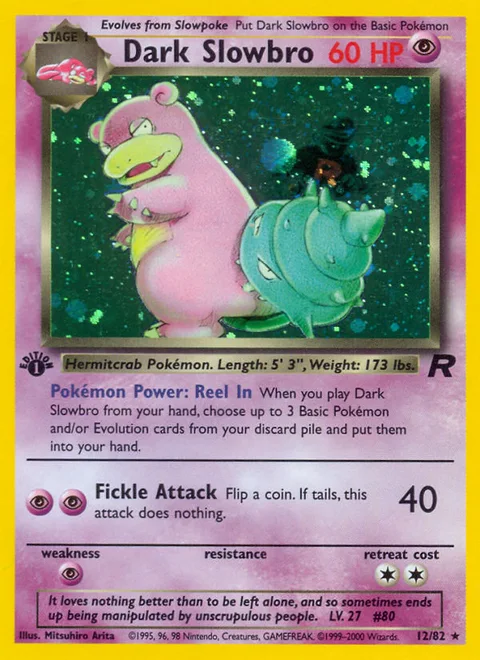 Dark Slowbro, a Pokémon card