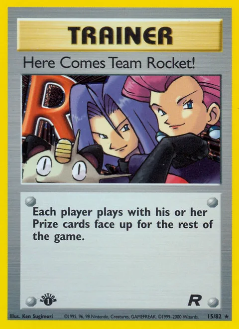 Here Comes Team Rocket!, a Pokémon card