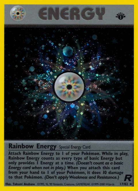 Rainbow Energy, a Pokémon card