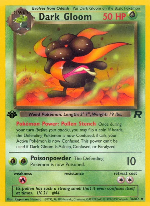 Dark Gloom, a Pokémon card