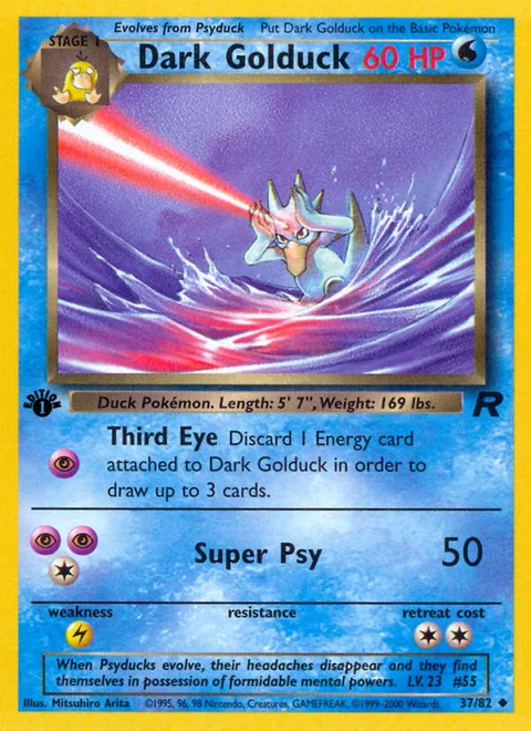 Dark Golduck, a Pokémon card