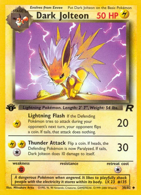 Dark Jolteon, a Pokémon card