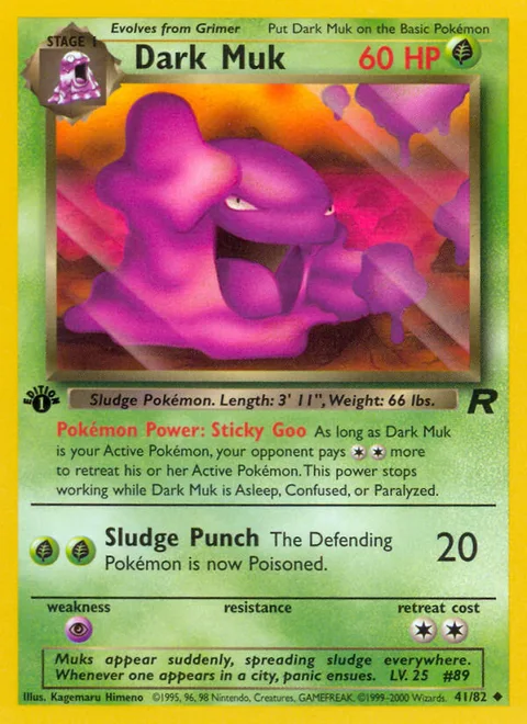 Dark Muk, a Pokémon card
