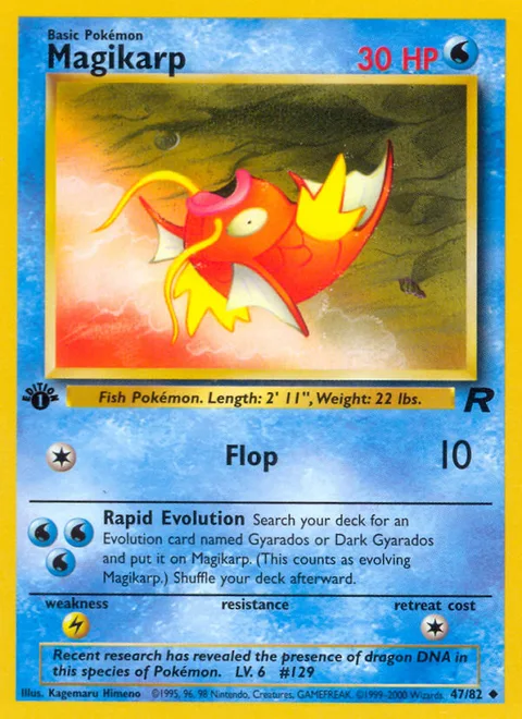 Magikarp, a Pokémon card