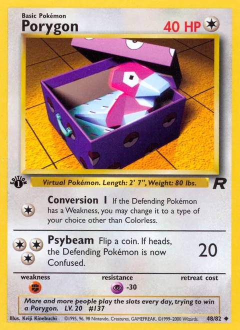 Porygon, a Pokémon card