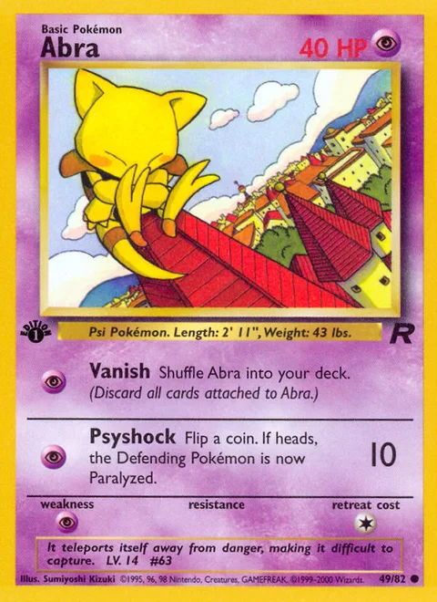 Abra, a Pokémon card