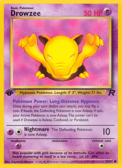Drowzee, a Pokémon card