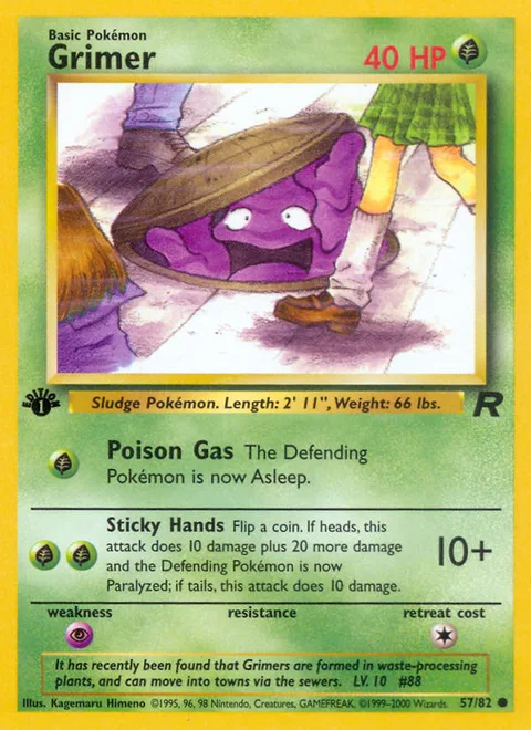 Grimer, a Pokémon card