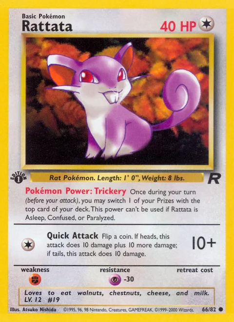 Rattata, a Pokémon card