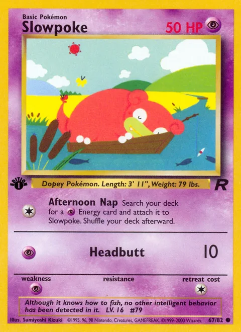 Slowpoke, a Pokémon card