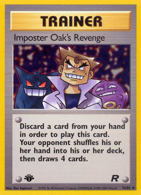 Imposter Oak's Revenge, a Pokémon card