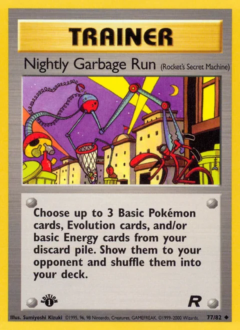 Nightly Garbage Run, a Pokémon card