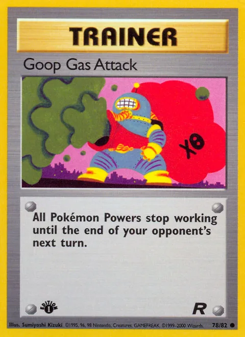 Goop Gas Attack, a Pokémon card