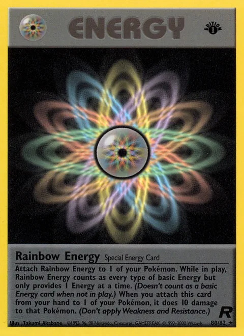 Rainbow Energy, a Pokémon card