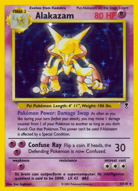 Alakazam, a Pokémon card