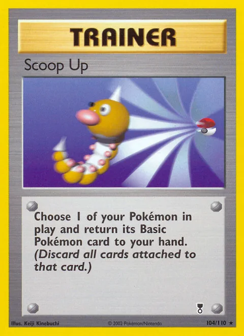 Scoop Up, a Pokémon card